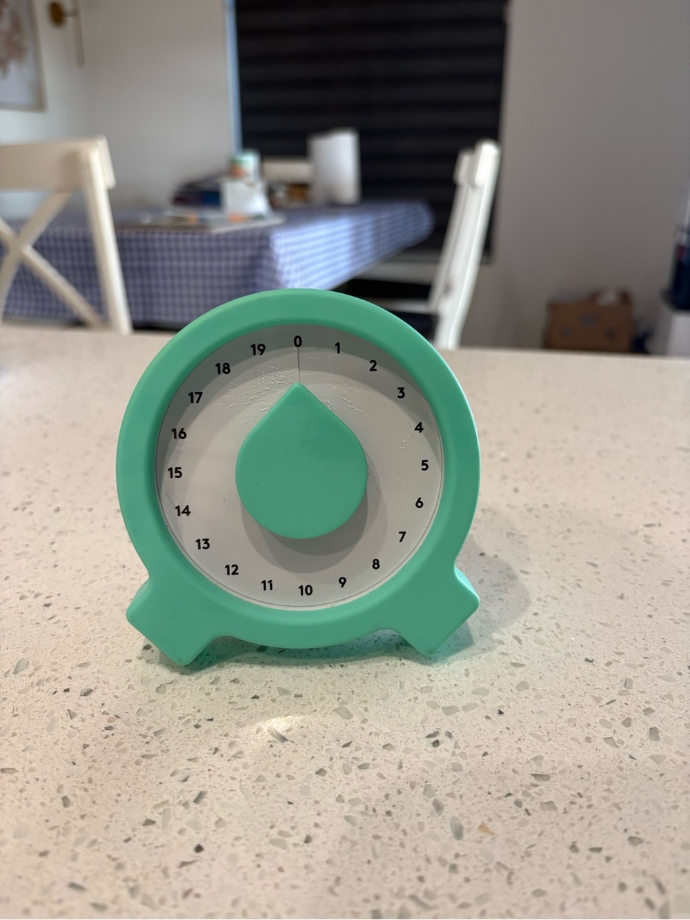 Lovevery Timer Small Mint and White Kitchen Gadget
